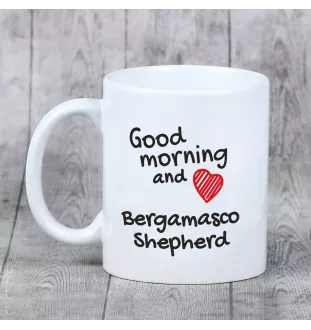 Bergamasker Hirtenhund, Berger de bergame - Tasse mit Hund, Tasse mit Bild, personalisiertes Geschenk der Marke Art-Dog