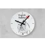 Belgian Shepherd Dog, Belgian Sheepdog - wall clock with a dog, shelf clock with a print, personalized home decoration from the Art-Dog brand