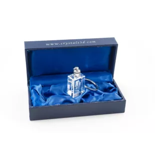 Belgian Shepherd Dog, Belgian Sheepdog - Crystal key ring with dog photo, illuminated key ring, unique gift by Art-Dog brand