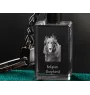 Belgian Shepherd Dog, Belgian Sheepdog - Crystal key ring with dog photo, illuminated key ring, unique gift by Art-Dog brand