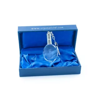 Belgian Shepherd Dog, Belgian Sheepdog - pendant with a photo of a dog, crystal key ring in a gift box, a unique gift by Art-Dog