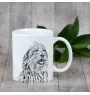 Berger Bergamasque, Berger de Bergame - tasse avec chien, une tasse joyeuse pour les amoureux des chiens, un cadeau personnalisé de la marque Art-Dog