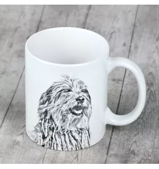 Bergamasco Shepherd Dog, Bergamasco Sheepdog - cup with a dog, cheerful cup for a dog lover, personalized gift from the Art-Dog brand