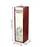 Bergamasco Shepherd Dog, Bergamasco Sheepdog - wine box with a dog, alcohol box with graphics, personalized gift box from the Art-Dog brand