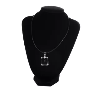 Belgian Shepherd Dog, Belgian Sheepdog - Crystal dog pendant, photo necklace, unique jewellery by Art-Dog