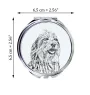 Bergamasco lusterko ze zdjęciem psa Art-Dog