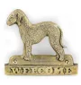 Bedlington Terrier, Rothbury Terrier, Rodbery Terrier - a door sign with a dog, a brass welcome plaque, a unique sign with the inscription Welcome from the Art-Dog brand