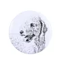 Bedlington Terrier, Rothbury Terrier, Rodbery Terrier - pin with your dog, add your own photo, Art-Dog brand
