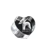 Bedlington Terrier, Rothbury Terrier, Rodbery Terrier - a photo of a dog in crystal, crystal heart, unique photo frame from the Art-Dog brand