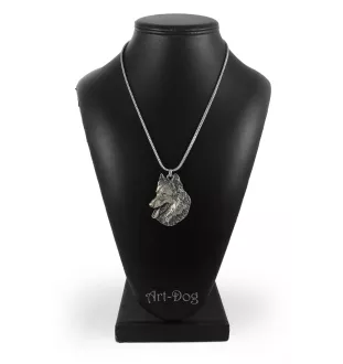 Belgischer Schäferhund - Halskette mit Hund, Hundeanhänger an einer silbernen Kette, einzigartiger Schmuck der Marke Art-Dog