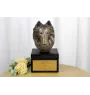 Belgian Shepherd Dog, Belgian Sheepdog - an urn with an engraving and a sculpture of a dog, a handmade product by the Art-Dog brand.