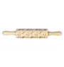 Bedlington Terrier, Rothbury Terrier, Rodbery Terrier - rolling pin for dough with a dog, patterned rolling pin for ceramics, a gift for a cook from the Art-Dog brand