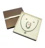 Bedlington Terrier, Rothbury Terrier, Rodbery Terrier - a set of jewelry in a box, necklace, earrings, bracelet, products from the Art-Dog brand