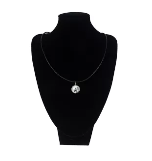 Bedlington Terrier, Rothbury Terrier, Rodbery Terrier - a set of jewelry in a box, necklace, earrings, bracelet, products from the Art-Dog brand