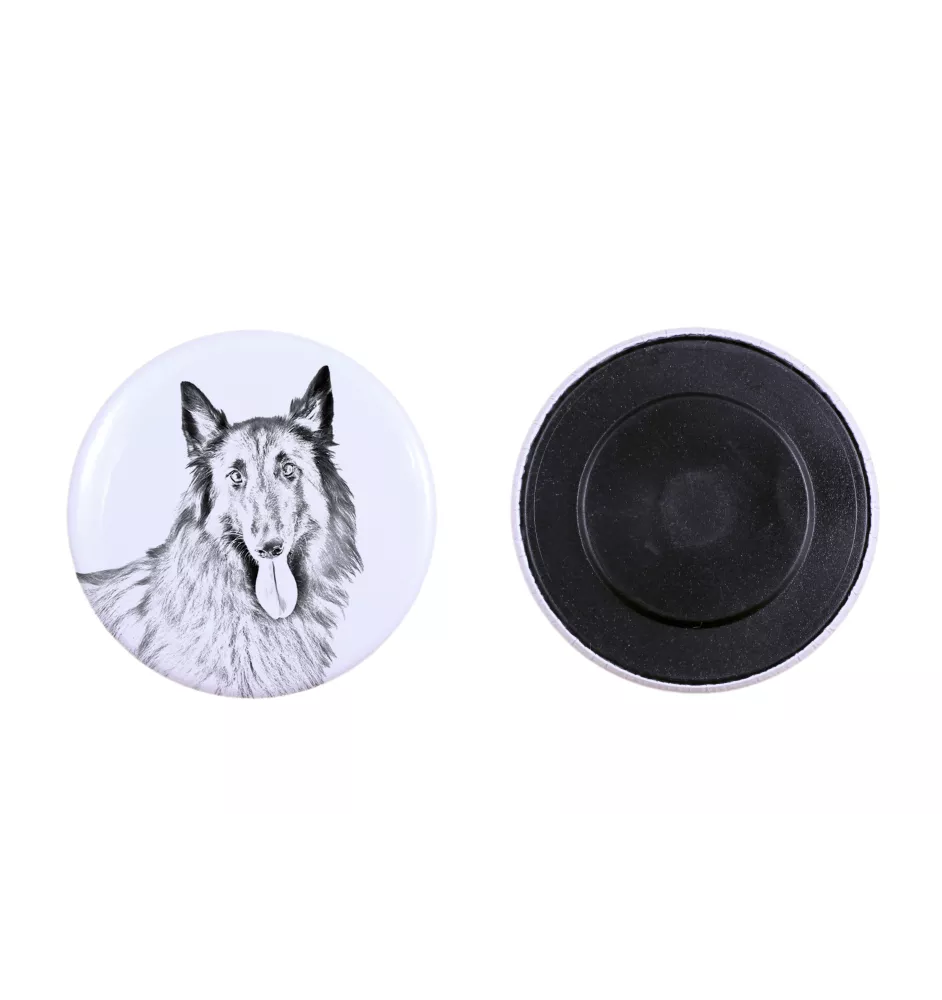 Azawakh I Magnet mit einem Hundepfotenabdruck, außergewöhnlich leicht, starker Magnet, handgefertigtes Produkt der Marke Art-Dog