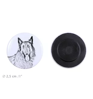 Azawakh, Azawagh I - aimant avec un œil de chien, exceptionnellement léger, aimant puissant, produit fabriqué à la main par la marque Art-Dog