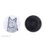 Belgian Shepherd Dog, Belgian Sheepdog - magnet with a dog's pupil, exceptionally light, strong magnet, handmade product by the Art-Dog brand