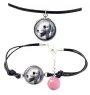 Terrier De Bedlington, Bedlington Terrier - ensemble de bijoux avec votre photo, ensemble fait à la main, bracelet et collier de la marque Art.-Dog