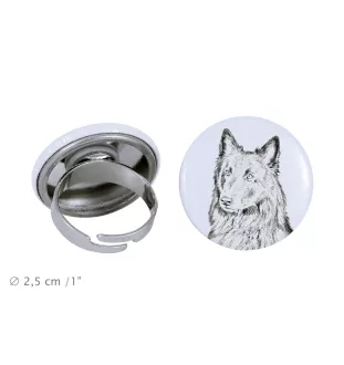 Belgischer Schäferhund - Damen Schmuck mit dem Bild eines Hundes, handgefertigtes Produkt, Möglichkeit, Ihr eigenes Foto hinzuzufügen, Marke Art-Dog