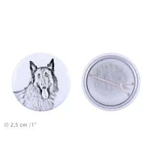 Azawakh, Tuareg Sloughi I - pin with your dog, add your own photo, Art-Dog brand