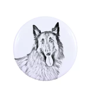 Azawakh I Magnet mit einem Hundepfotenabdruck, außergewöhnlich leicht, starker Magnet, handgefertigtes Produkt der Marke Art-Dog