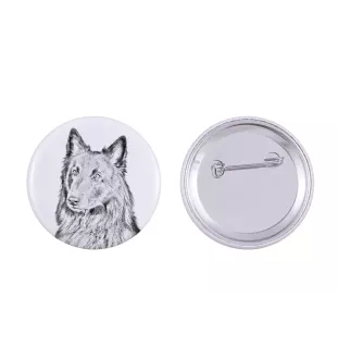 Belgian Shepherd Dog, Belgian Sheepdog - pin with your dog, add your own photo, Art-Dog brand