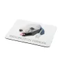 Bedlington Terrier, Rothbury Terrier - geometrisches Mauspad mit Bild und Aufschrift von Art-Dog