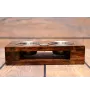 Belgian Shepherd Dog, Belgian Sheepdog - wooden stand with bowls for a dog, steel dog bowls, a gift for adopting a dog from the Art-Dog brand