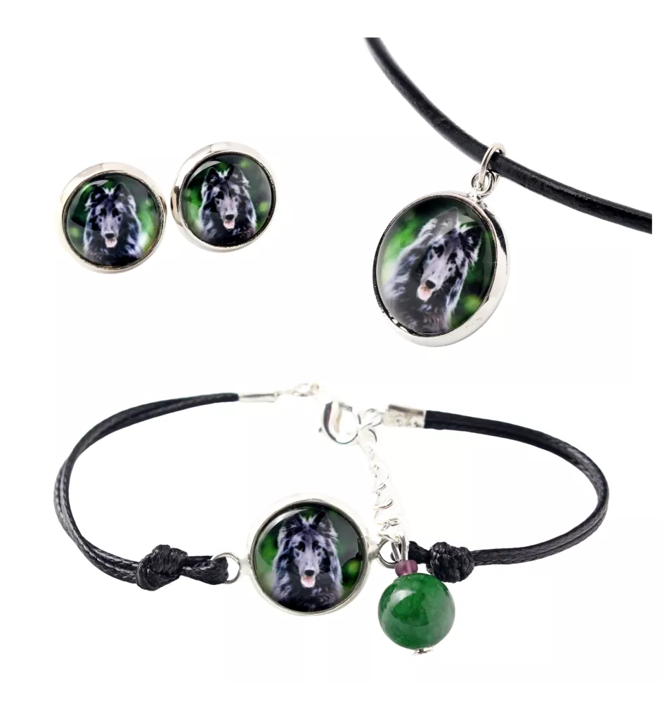 Belgischer Schäferhund - Schmuckset in einer Schachtel, Halskette, Ohrringe, Armband, Produkte der Marke Art-Dog