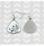 Bedlington Terrier, Rothbury Terrier, Rodbery Terrier - dog earrings, hanging earrings with a picture, personalized jewelry with Art-Dog brand print