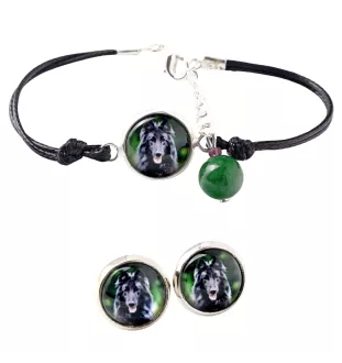 Belgischer Schäferhund - Schmuckset mit Ihrem Foto, Schmuckstück für Frauen, handgefertigtes Produkt, handgefertigtes Produkt mit Leidenschaft für die Marke Art-Dog.