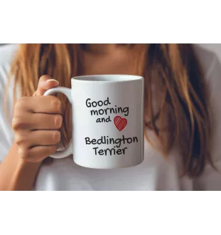 Bedlington Terrier, Rothbury Terrier, Rodbery Terrier - cup with a dog, cup with a photo, personalized gift from the Art-Dog brand