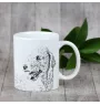 Bedlington Terrier, Rothbury Terrier - Tasse mit Hund, Tasse mit Bild, personalisiertes Geschenk der Marke Art-Dog