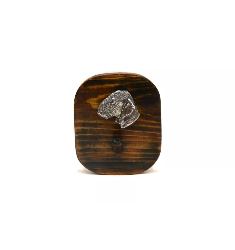 Bedlington Terrier wieszak drewniany pojedynczy Art-Dog