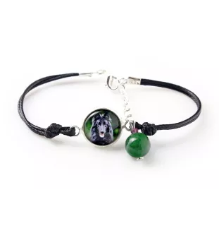 Belgian Shepherd Dog, Belgian Sheepdog - bracelet in a box with your photo, feminine jewelry, perfect gift from Art-Dog brand
