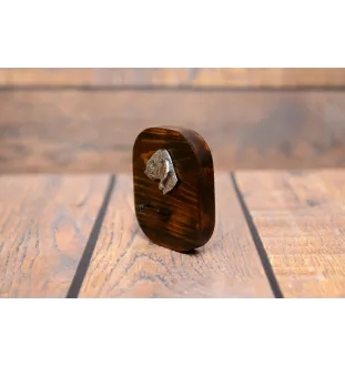 Bedlington Terrier, Rothbury Terrier, Rodbery Terrier - leash hanger, medal hanger with dog, key hook from Art-Dog brand