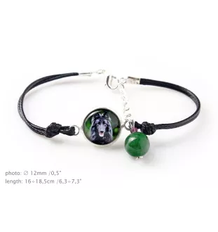 Belgian Shepherd Dog, Belgian Sheepdog - bracelet in a box with your photo, feminine jewelry, perfect gift from Art-Dog brand