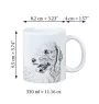Bedlington Terrier, Rothbury Terrier, Rodbery Terrier - cup with a dog, cup with a photo, personalized gift from the Art-Dog brand