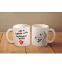 Bedlington Terrier, Rothbury Terrier - Tasse mit Hund, Tasse mit Bild, personalisiertes Geschenk der Marke Art-Dog