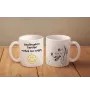 Bedlington Terrier, Rothbury Terrier - Tasse mit Hund, fröhliche Tasse für Hundeliebhaber, personalisiertes Geschenk der Marke Art-Dog