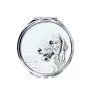 Terrier De Bedlington, Bedlington Terrier - miroir de poche avec chien, miroir personnalisé pour sac à main, miroir compact avec impression de la marque Art-Dog
