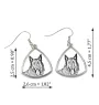 Belgian Shepherd Dog, Belgian Sheepdog I - dog earrings, hanging earrings with a picture, personalized jewelry with Art-Dog brand print