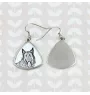 Belgian Shepherd Dog, Belgian Sheepdog I - dog earrings, hanging earrings with a picture, personalized jewelry with Art-Dog brand print