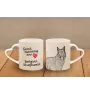 Belgischer Schäferhund I - Tasse mit Hund, entzückende Tasse mit herzförmigem Henkel, universelles Geschenk der Marke Art-Dog