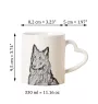 Belgian Shepherd Dog, Belgian Sheepdog - cup with a dog, adorable cup with a heart-shaped handle, universal gift from the Art-Dog brand