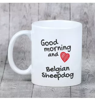 Belgian Shepherd Dog, Belgian Sheepdog - cup with a dog, cup with a photo, personalized gift from the Art-Dog brand