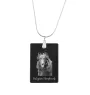 Chiens de Berger Belge - Pendentif en cristal avec chien, collier en argent avec photo, pendentif personnalisé par la marque Art-Dog