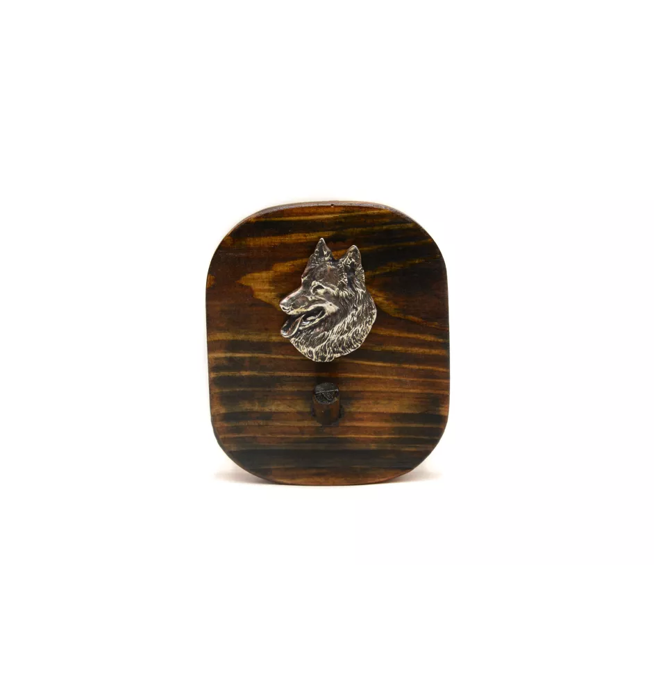 Belgian Shepherd Dog, Belgian Sheepdog - leash hanger, medal hanger with dog, key hook from Art-Dog brand