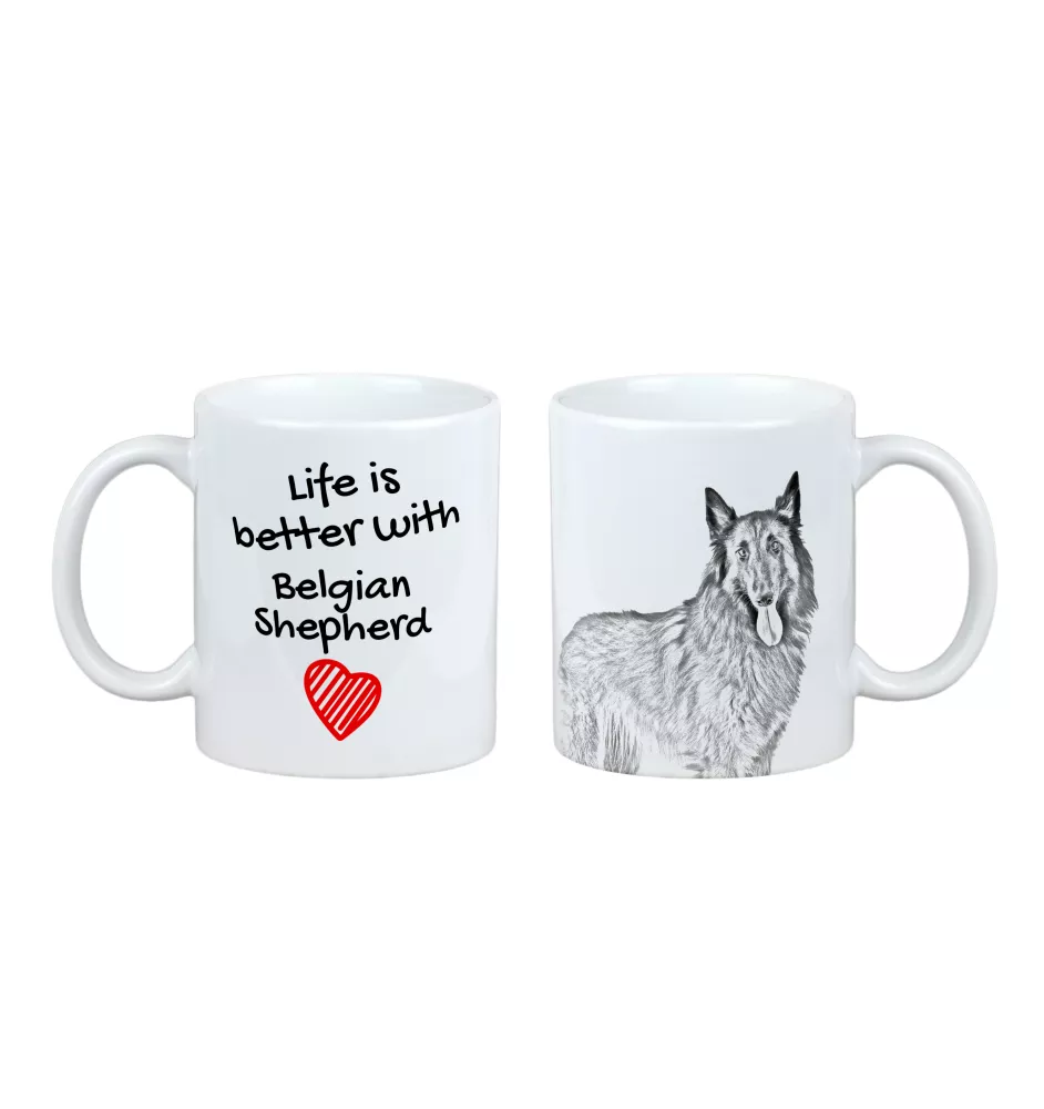 Chiens de Berger Belge I - tasse avec chien, tasse avec photo, cadeau personnalisé de la marque Art-Dog