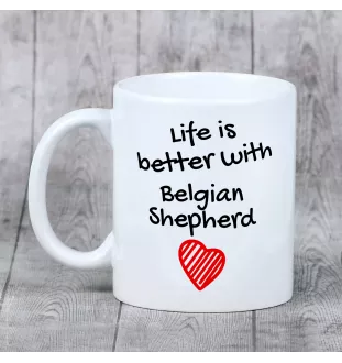 Belgischer Schäferhund I - Tasse mit Hund, Tasse mit Bild, personalisiertes Geschenk der Marke Art-Dog
